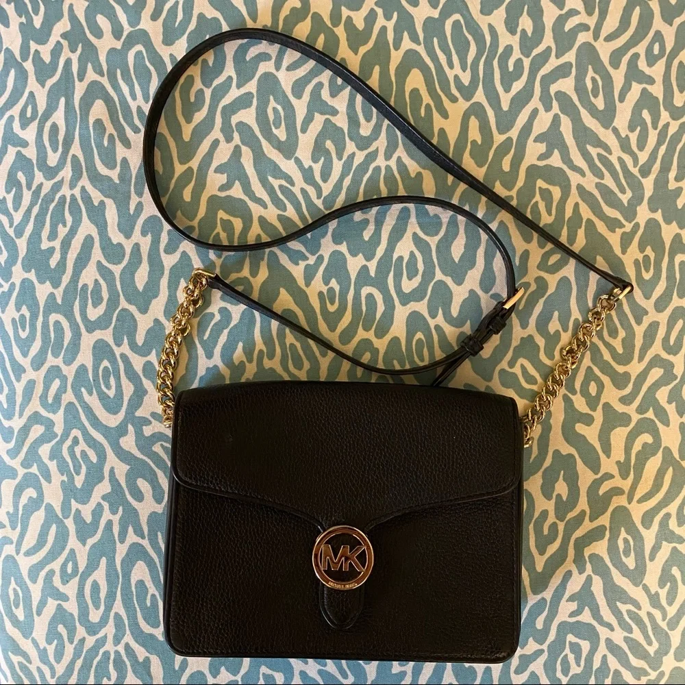 MICHAEL KORS Vanna Leather Crossbody / Shoulder Bag
